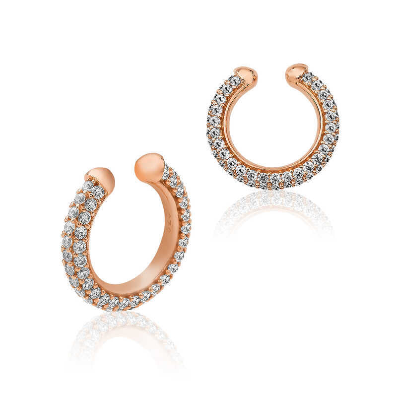 Silver Hoop Cartilage Earring image 0