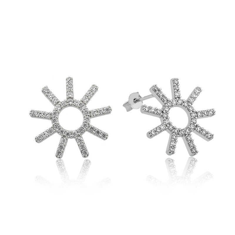 925 Silver Sun women's earrings image 0
