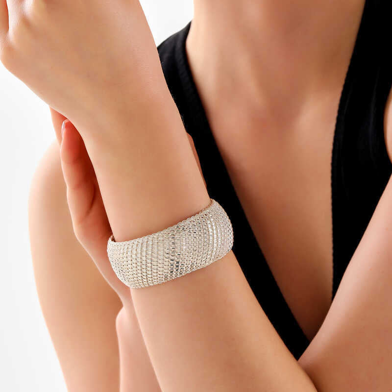 Silver Handmade Engraved Women’s Bracelet image 2