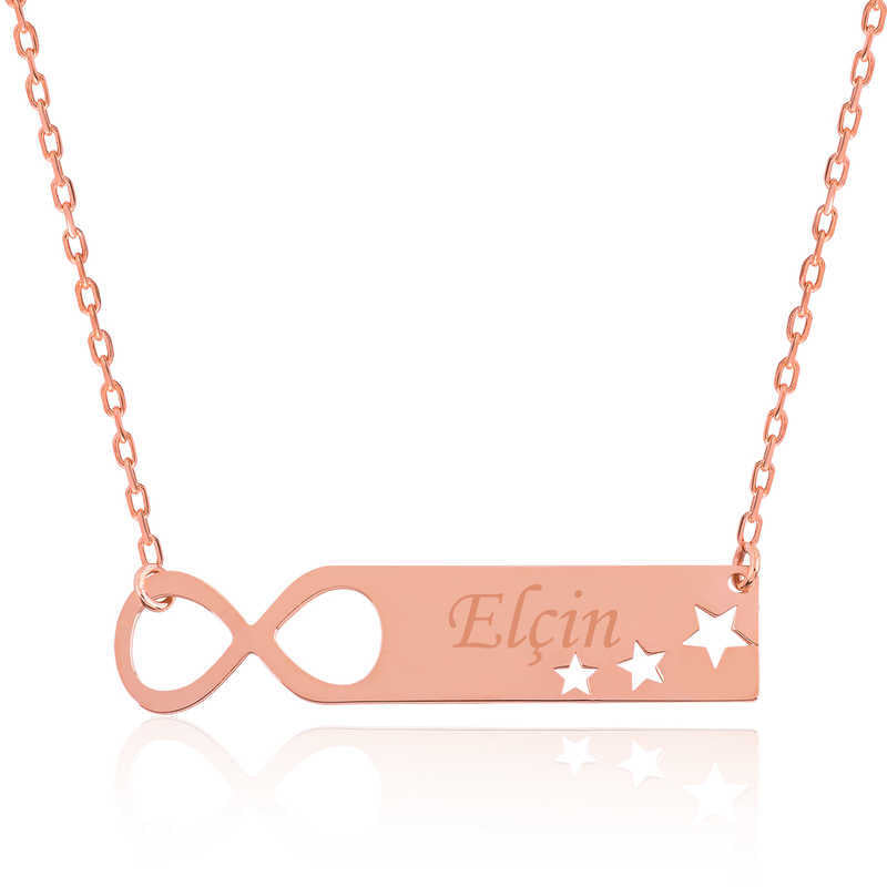 Infinity Star Personalized Name Necklace image 0