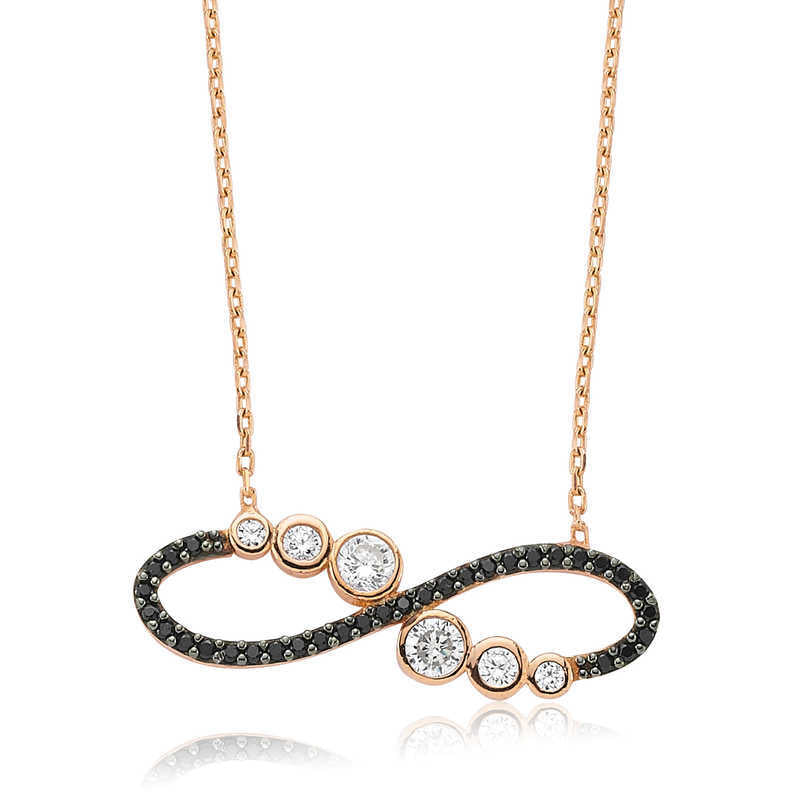 Silver Waterway Infinity Women's Necklace image 0