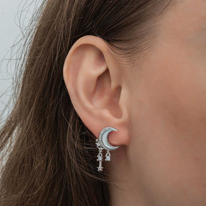 Moon & Star Earrings image 1