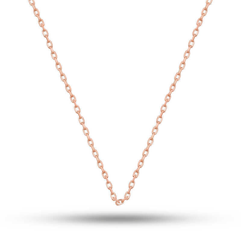Silver Rose 0.30 Micron 50cm Women's Chain image 0