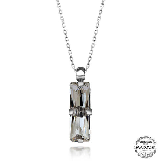 Swarovski Crystal Stone Silver Women's Necklace image 0