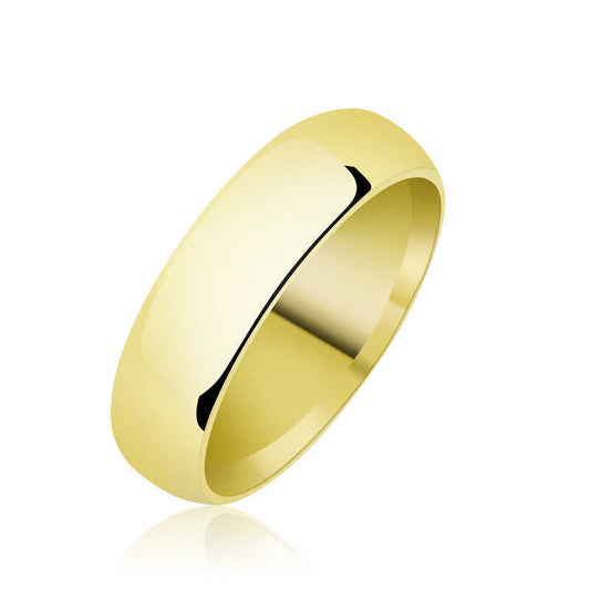 5mm Gold Silver Wedding Band image 0