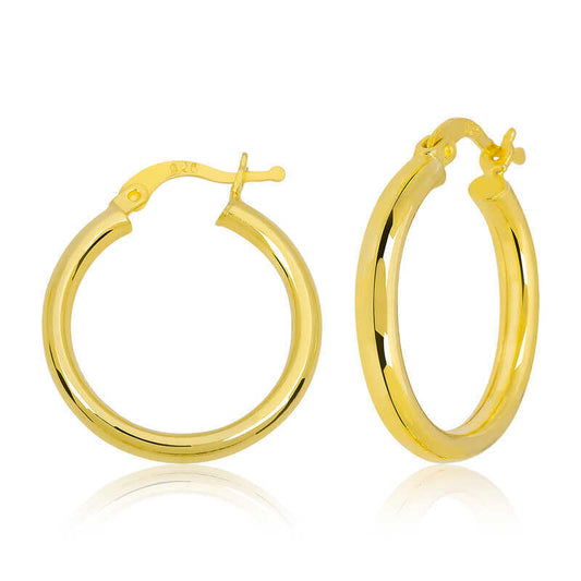Silver Hoop Women's Earrings image 0