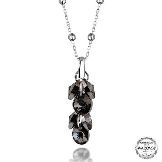 Swarovski Crystal Stone Cluster Women's Necklace image 0