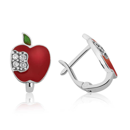 Apple -figure Girl's Earrings image 0