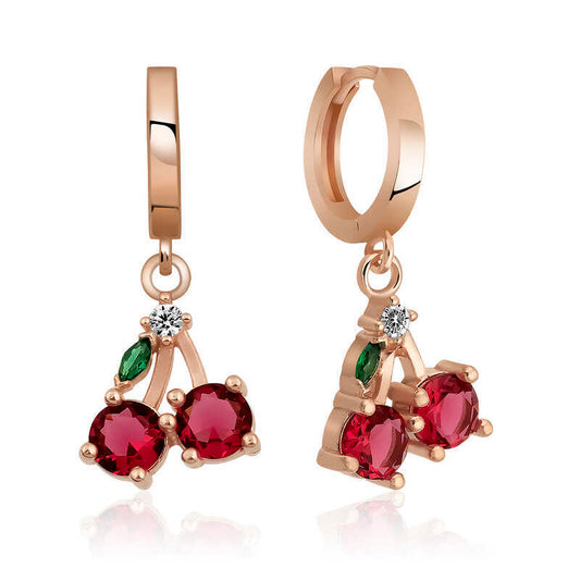 Cherry Fruit Earrings image 0