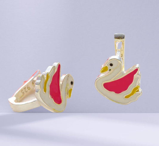Swan Earrings image 0