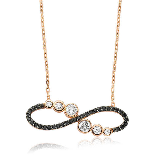 Silver Waterway Infinity Women's Necklace image 0