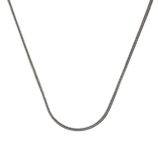 Silver 2 mm Foxtail 60 Cm Chain image 0