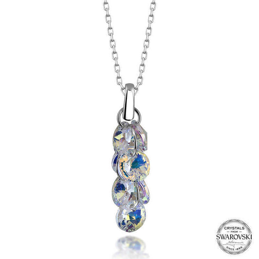 Swarovski Crystal Stone Cluster Women's Necklace image 0