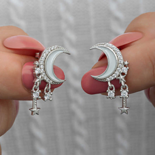 Moon & Star Earrings image 0
