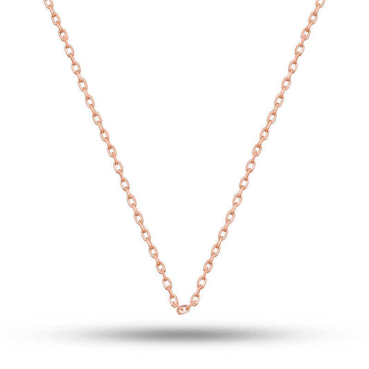 Silver Rose 0.30 Micron 50cm Women's Chain image 0